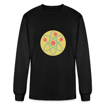 Physics Physicist Nuclear Physics - Men's Long Sleeve T-Shirt - black - Front