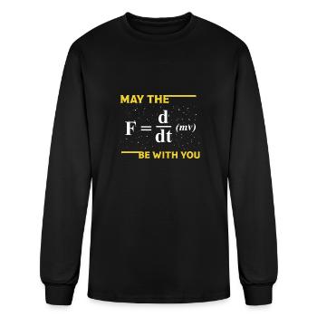 Physics Physicist Nuclear Physics - Men's Long Sleeve T-Shirt - black - Front