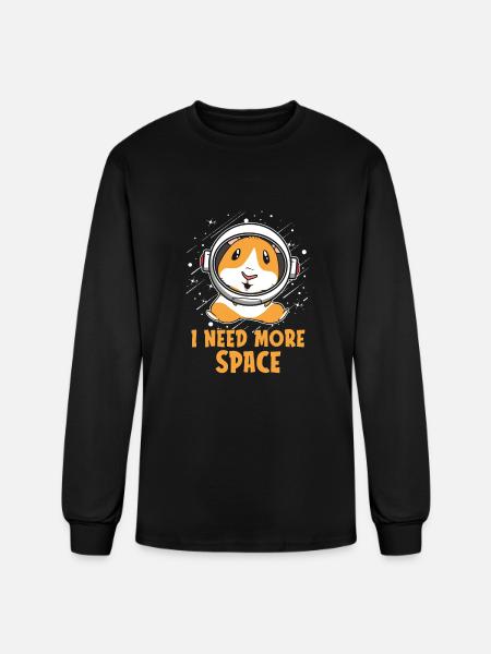 Guinea Pig Cavy - Men's Long Sleeve T-Shirt - black