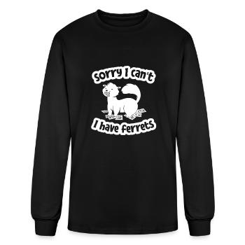 Ferret - Men's Long Sleeve T-Shirt - black - Front