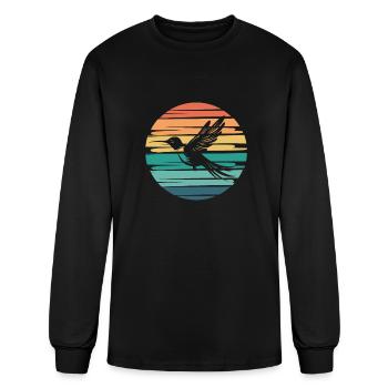 Hummingbird - Men's Long Sleeve T-Shirt - black - Front