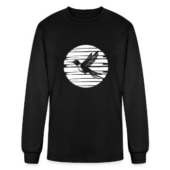 Hummingbird - Men's Long Sleeve T-Shirt - black - Front