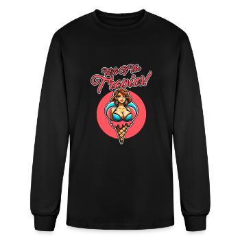 Ice Cream Scoop - Men's Long Sleeve T-Shirt - black - Front