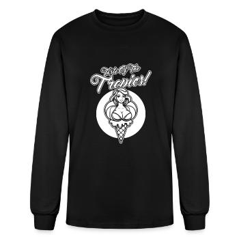 Ice Cream Scoop - Men's Long Sleeve T-Shirt - black - Front