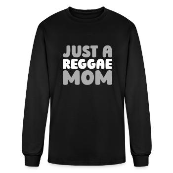 Reggae Just A Reggae Mom - T-shirt à manches longues Homme - noir - Devant