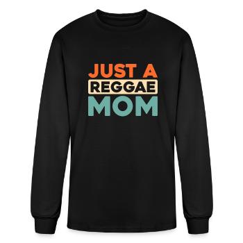 Reggae Just A Reggae Mom - T-shirt à manches longues Homme - noir - Devant
