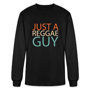 Le reggae juste un gars de reggae - T-shirt à manches longues Homme - noir - Devant