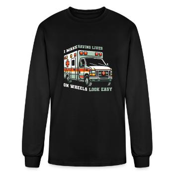 Ambulance Driver - Men's Long Sleeve T-Shirt - black - Front