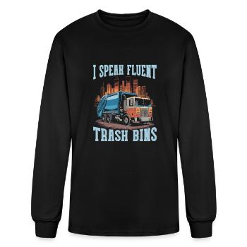 Garbage Collector - Men's Long Sleeve T-Shirt - black - Front