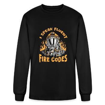 Fire Inspector - Men's Long Sleeve T-Shirt - black - Front