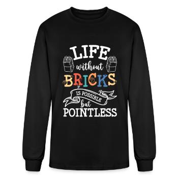 Terminal Blocks Childhood Fun - Men's Long Sleeve T-Shirt - black - Front
