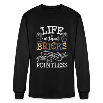 Terminal Blocks Toys Create Architect - Men's Long Sleeve T-Shirt - black - Front