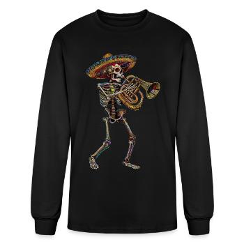 Tuba - Men's Long Sleeve T-Shirt - black - Front