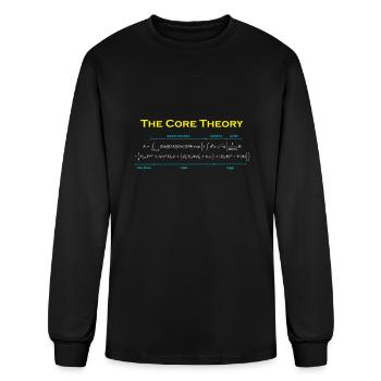 The Core Theory - Men's Long Sleeve T-Shirt - black - Front