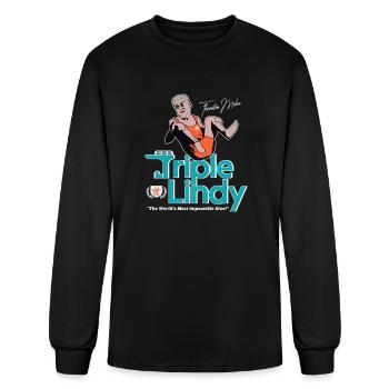 Thornton Melon's Triple Lindy - Men's Long Sleeve T-Shirt - black - Front