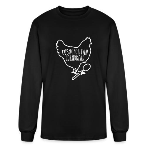 Cosmopolitan Cornbread Hen & Spoon Logo - Men's Long Sleeve T-Shirt