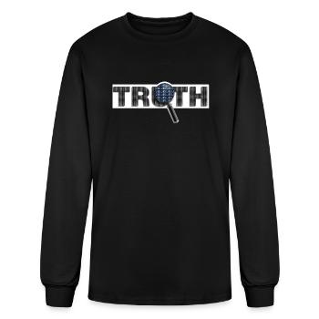 truth - Men's Long Sleeve T-Shirt - black - Front