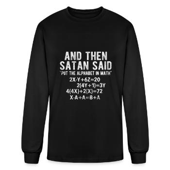 Math Teacher - Men's Long Sleeve T-Shirt - black - Front