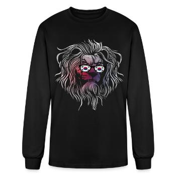 South Korea - Men's Long Sleeve T-Shirt - black - Front