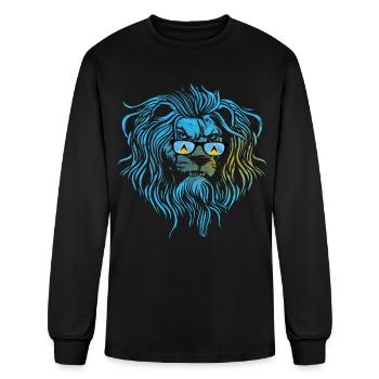Saint Lucia - Men's Long Sleeve T-Shirt - black - Front