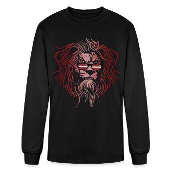 Latvia - Men's Long Sleeve T-Shirt - black - Front