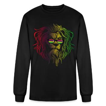 Mauritius - Men's Long Sleeve T-Shirt - black - Front