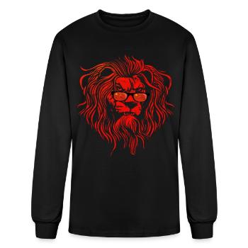 China - Men's Long Sleeve T-Shirt - black - Front