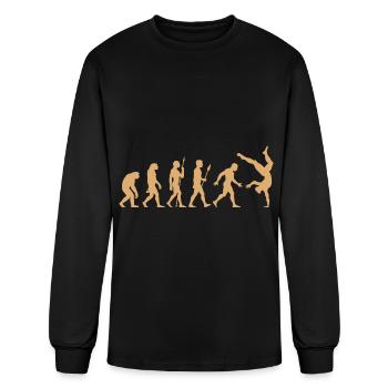 Evolution Of Aikido - Men's Long Sleeve T-Shirt - black - Front