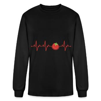 Tomato - Men's Long Sleeve T-Shirt - black - Front