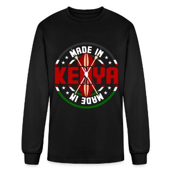 Kenya - Men's Long Sleeve T-Shirt - black - Front