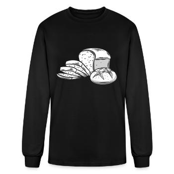 Bread - Men's Long Sleeve T-Shirt - black - Front