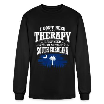South Carolina - Men's Long Sleeve T-Shirt - black - Front