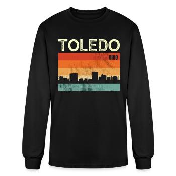 Toledo Ohio - Men's Long Sleeve T-Shirt - black - Front
