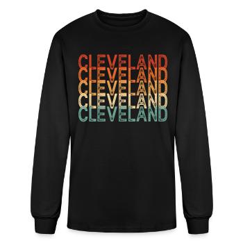 Cleveland Ohio - Men's Long Sleeve T-Shirt - black - Front