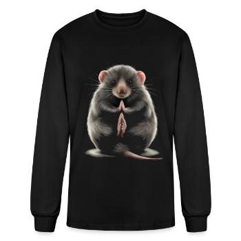 Mole Yoga - Men's Long Sleeve T-Shirt - black - Front