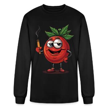 Tomato - Men's Long Sleeve T-Shirt - black - Front