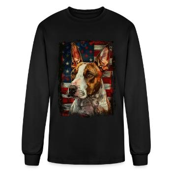 Bull Terrier - Men's Long Sleeve T-Shirt - black - Front