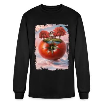 Tomato - Men's Long Sleeve T-Shirt - black - Front