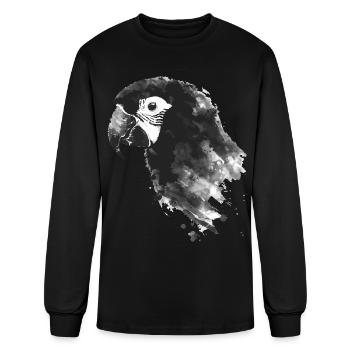 Parrot - Men's Long Sleeve T-Shirt - black - Front
