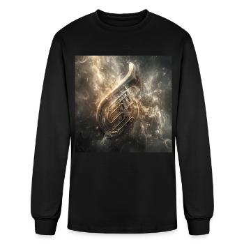 Tuba - Men's Long Sleeve T-Shirt - black - Front