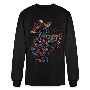 Trumpet - Men's Long Sleeve T-Shirt - black - Front