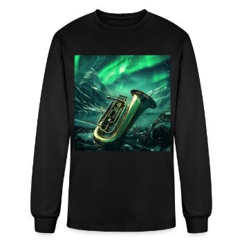 Tuba - Men's Long Sleeve T-Shirt - black - Front