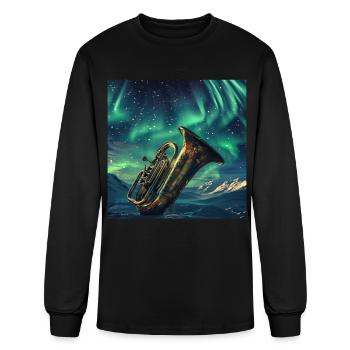 Tuba - Men's Long Sleeve T-Shirt - black - Front