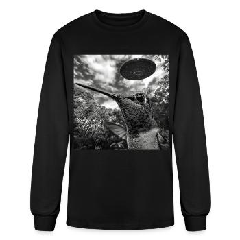 Hummingbird - Men's Long Sleeve T-Shirt - black - Front