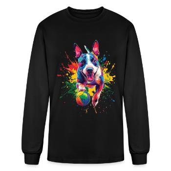 Bull Terrier - Men's Long Sleeve T-Shirt - black - Front