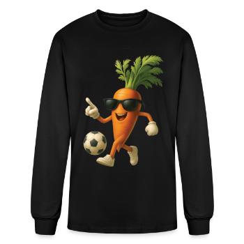 Carrot - Men's Long Sleeve T-Shirt - black - Front