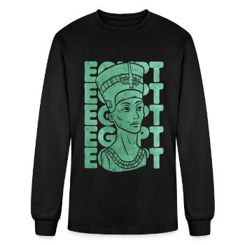 Tutankhamun Egyptian Pharaoh - Men's Long Sleeve T-Shirt - black - Front