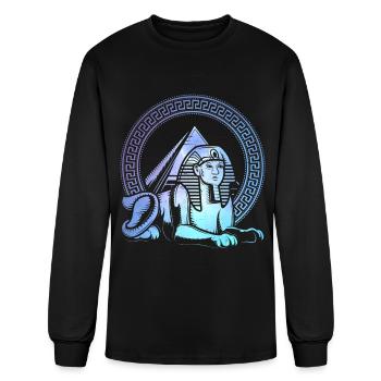 Egypt Sphinx Lover Egyptian Pyramids - Men's Long Sleeve T-Shirt - black - Front