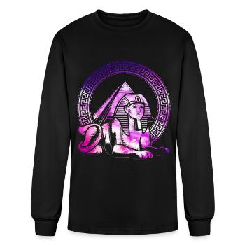 Egypt Sphinx Egyptian Pyramids - Men's Long Sleeve T-Shirt - black - Front