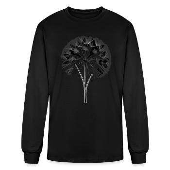Dandelion tattoo - Men's Long Sleeve T-Shirt - black - Front